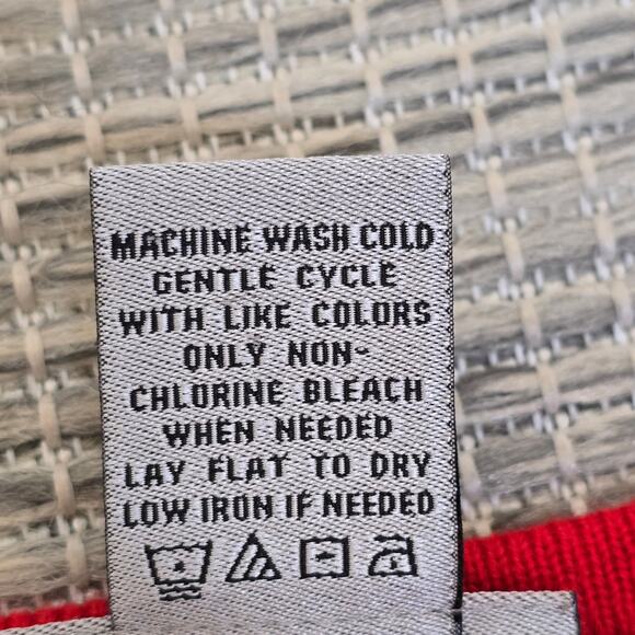 Amanda Charles Sweater Knit Wrap Dress Womens X-Large Red Holiday Christmas - Picture 9 of 10